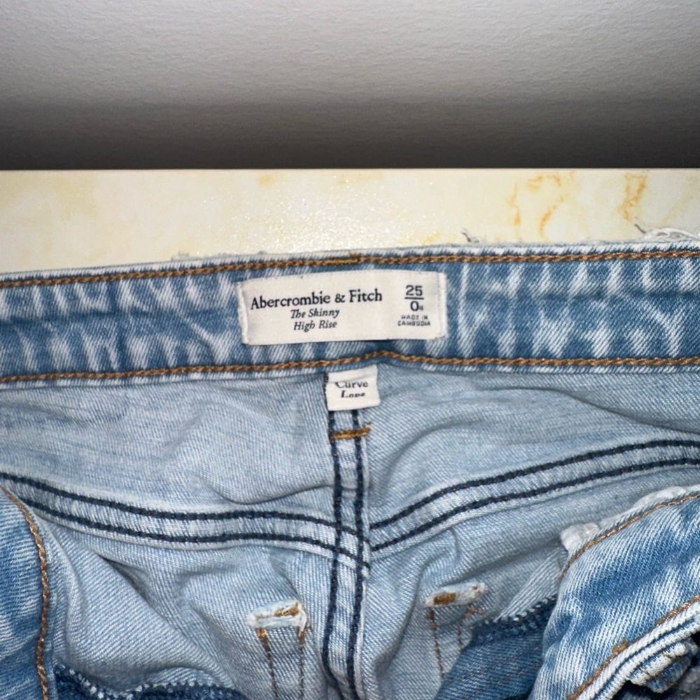Abercrombie & Fitch Light Blue High Rise Jeans